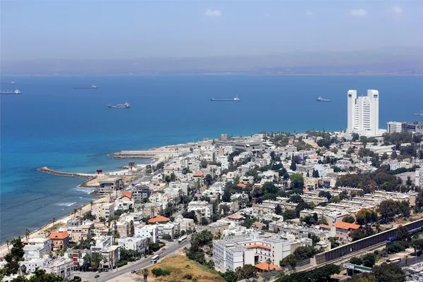 Vista aérea de Haifa — Fotografia de Stock