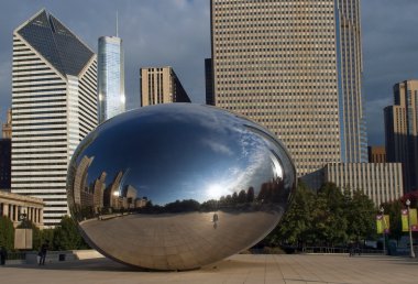 Cloud Gate in Chicago, Illinois clipart