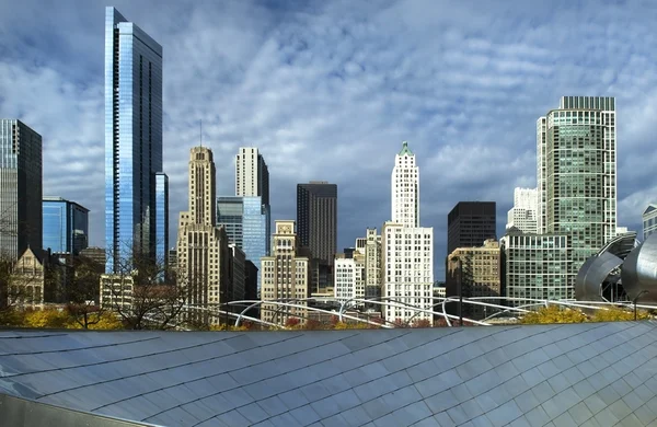 Chicago sokemeletes épületek — Stock Fotó