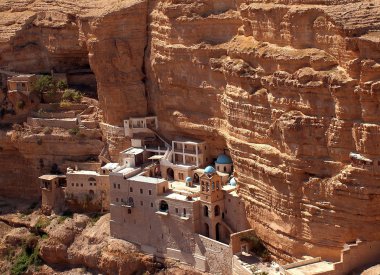 Monastery of St. George, Wadi Kelt clipart