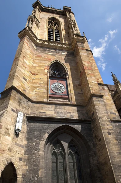 Tour de l'horloge de la ville à Colmar, France — Photo