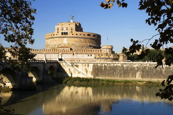 Vista do Castelo de Sant 'Angelo, Roma — Fotografia de Stock