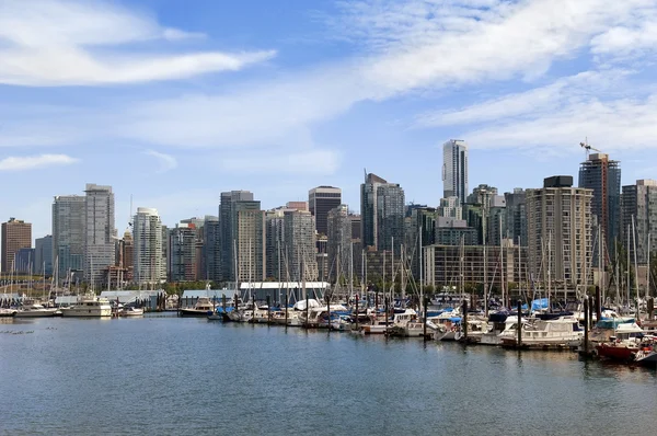 Vancouver marina — Stockfoto