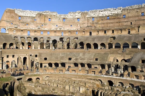 意大利罗马Colosseum的废墟 — 图库照片
