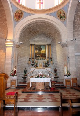 Altar in the church clipart