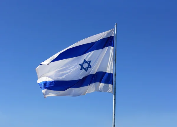 Izraelská státní vlajka — Stock fotografie