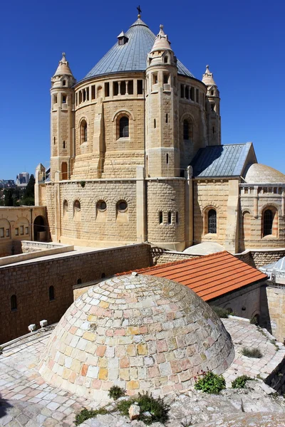Mount zion üzerinde Dormition abbey — Stok fotoğraf