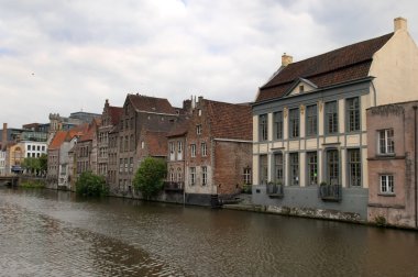 kentsel peyzaj, gent, Belçika