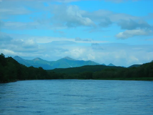 stock image Kamchatka from the boat