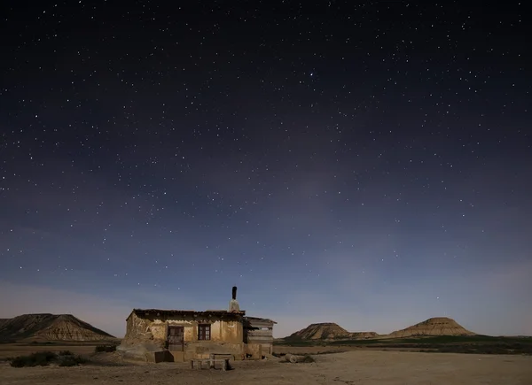 Звезды над пустыней — стоковое фото
