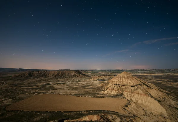 Wüste bei Nacht — Stockfoto