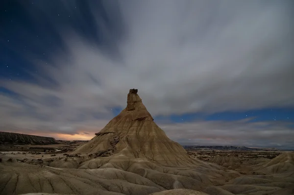 Пустеля ніч — стокове фото