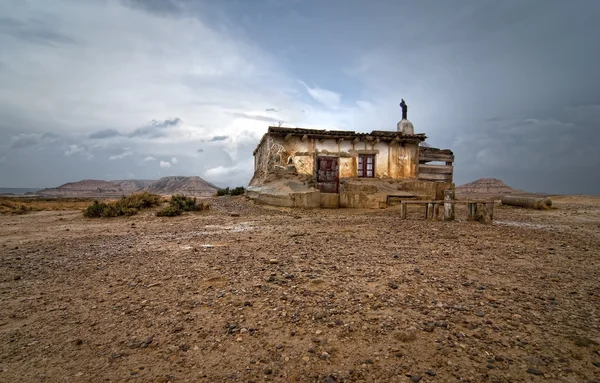 stock image Shepherd hut at desert