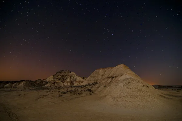 沙漠的夜 — 图库照片