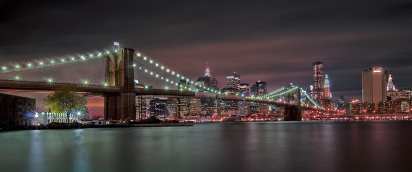 Manhattan and Bridge from Brooklyn