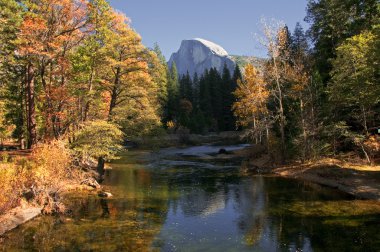 Rver in Yosemite clipart