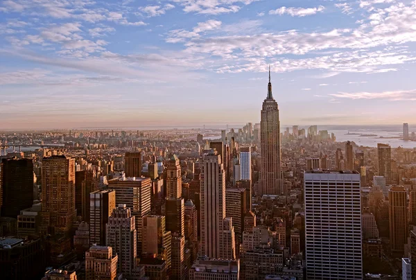 Manhattan'ın günbatımı — Stok fotoğraf