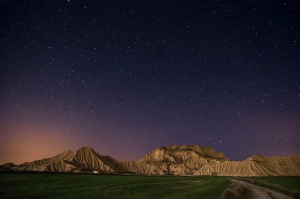 Звезды над пустыней — стоковое фото