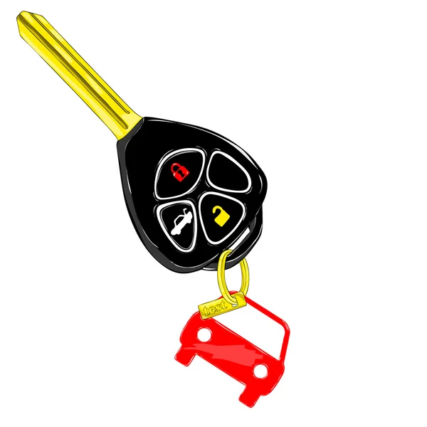 กุญแจรถ — ภาพเวกเตอร์สต็อก