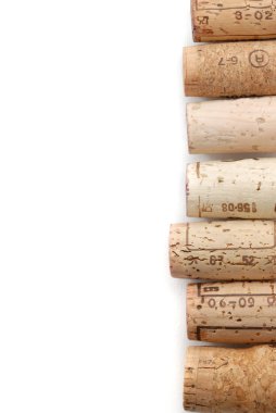 Corks over white clipart