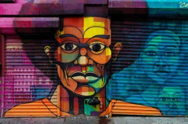 Graffiti art in Harlem, NYC