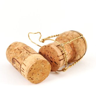 Corks over white clipart