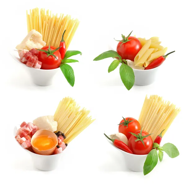 Italiensk pasta samling — Stockfoto