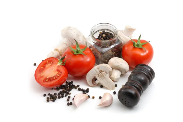 Italské koření s houbami — Stock fotografie
