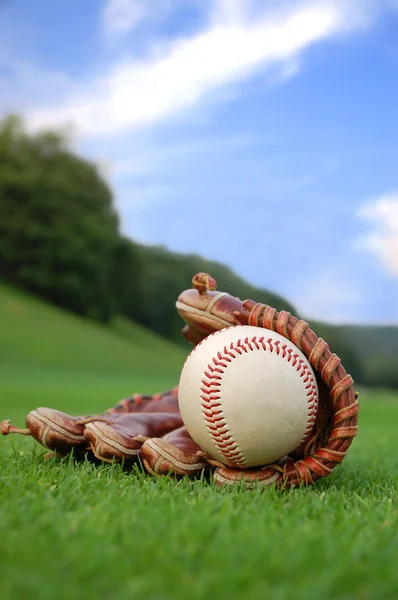 Baseball-kesztyű — Stock Fotó