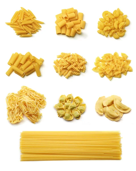 Italienische Pastasammlung — Stockfoto