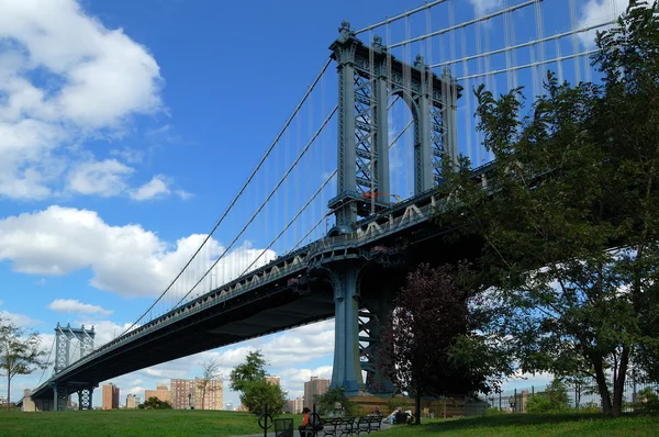 stock image Manhattan Bridge in NYC