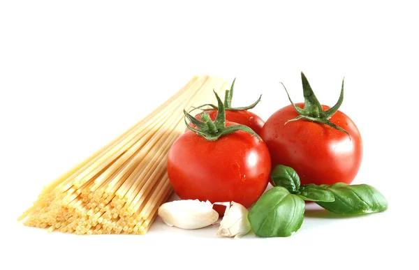 Spaghetti, die italienische Art — Stockfoto