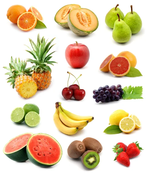 Fruits collection Royalty Free Stock Photos