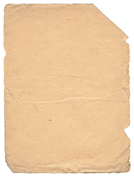 Altpapier mit Platz für Text. gelbliche Farbe. vertikal — Stockfoto