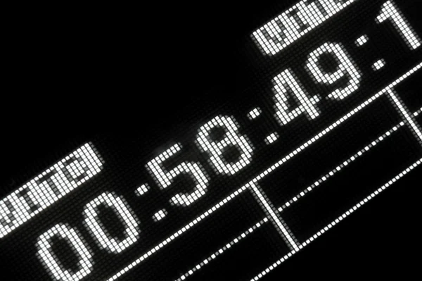 Macro shot-display do gravador de vídeo de transmissão — Fotografia de Stock