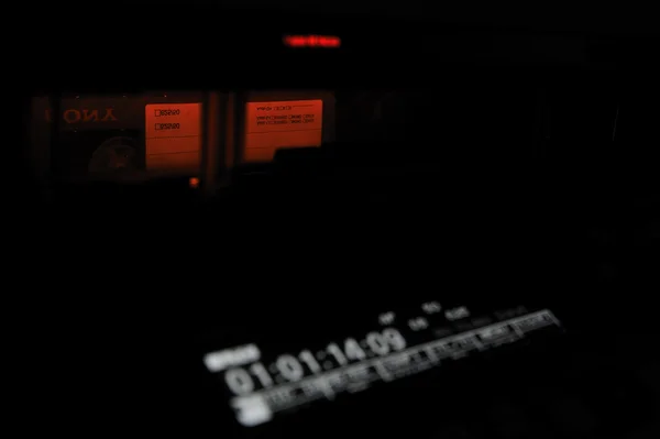 デジベータ レコーダーのフロント パネルのクローズ アップ — ストック写真