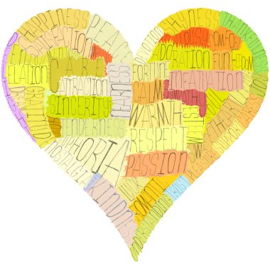 A Valentine's Day heart clipart