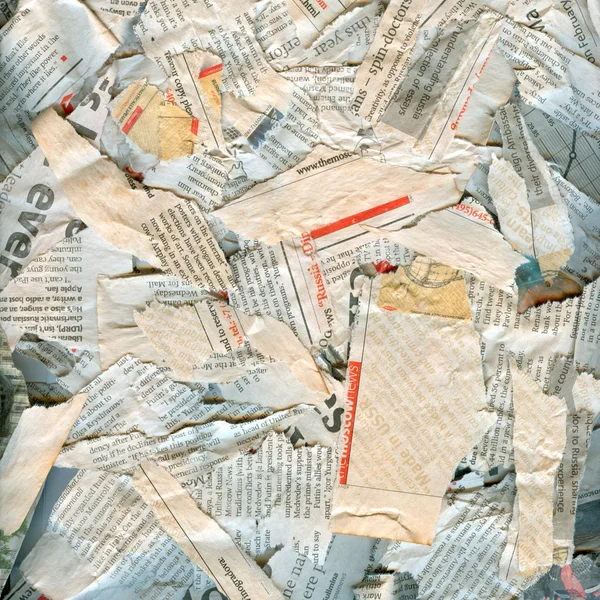 Abstrato jornal sujo danificado fundo — Fotografia de Stock