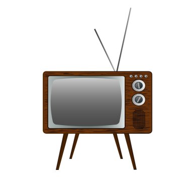 Retro Tv clipart