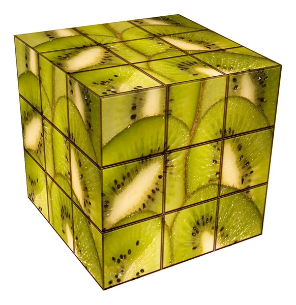 Kiwi un cubo — Foto de Stock