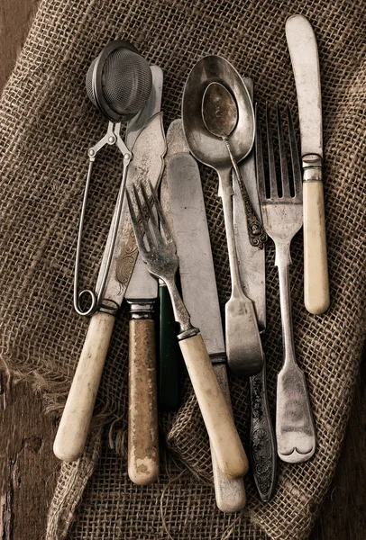 Old cutlery — Stok fotoğraf