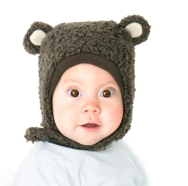 Niño con gorra — Foto de Stock