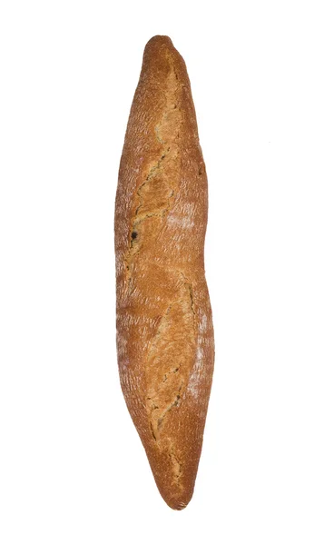 Pan de pan sobre fondo blanco — Foto de Stock