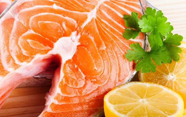 Fresh raw Salmon — Stock Photo, Image