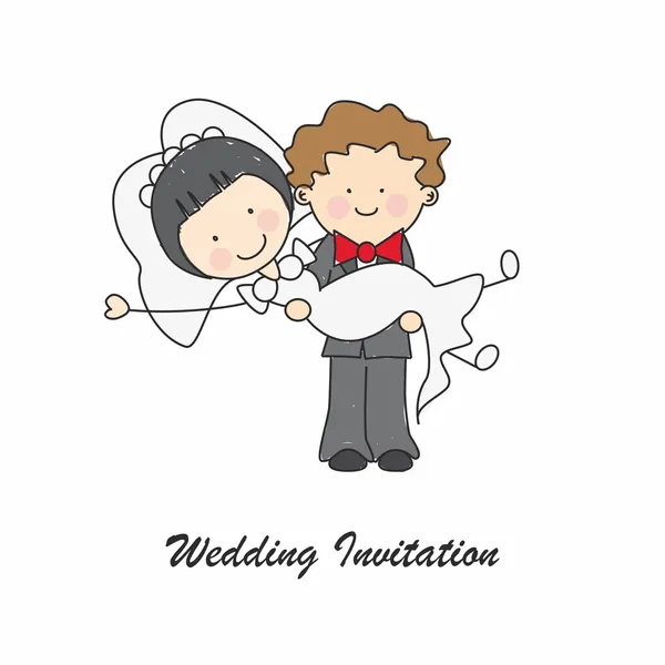 เชิญงานแต่งงาน — ภาพเวกเตอร์สต็อก