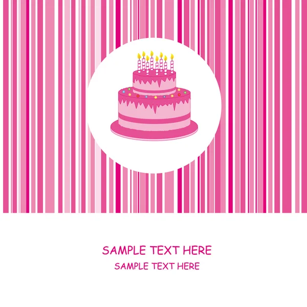 Joyeux anniversaire carte — Image vectorielle