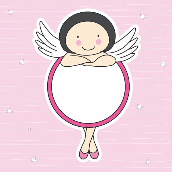 Frame fairy. Space for text or photo — Stock Vector