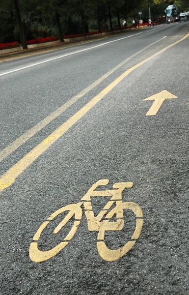 Велосипедні доріжки — стокове фото