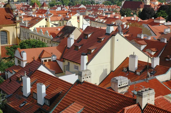 Los tejados de Praga — Foto de Stock