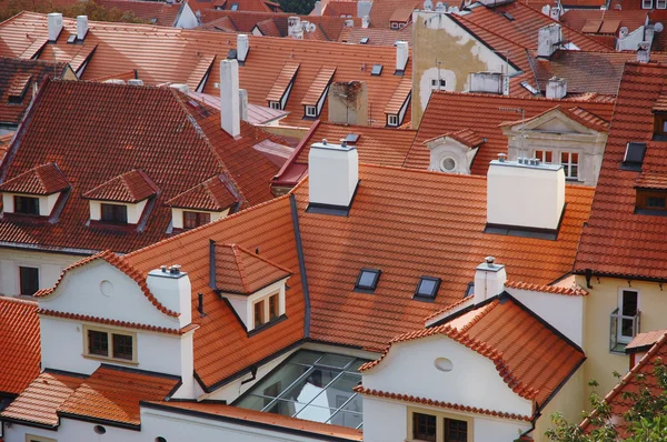 Prag 'ın çatıları — Stok fotoğraf
